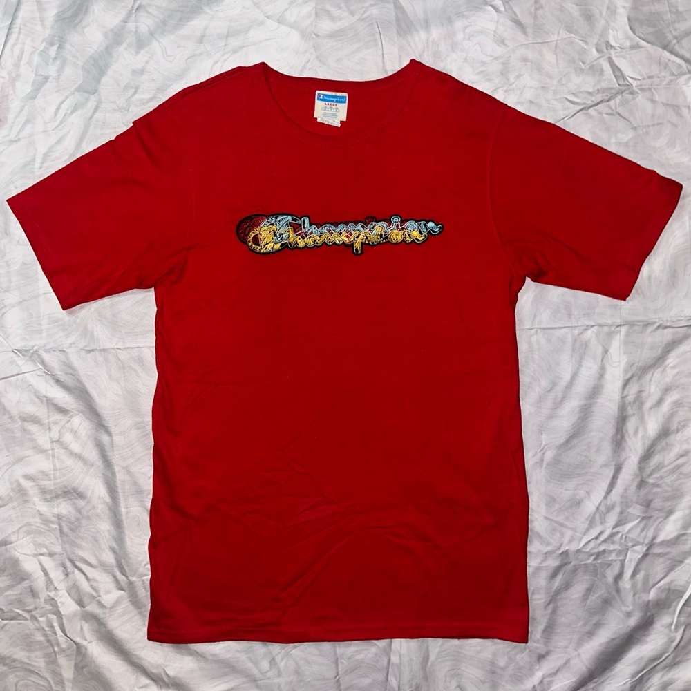Champion Bold Red Short Sleeve Tee